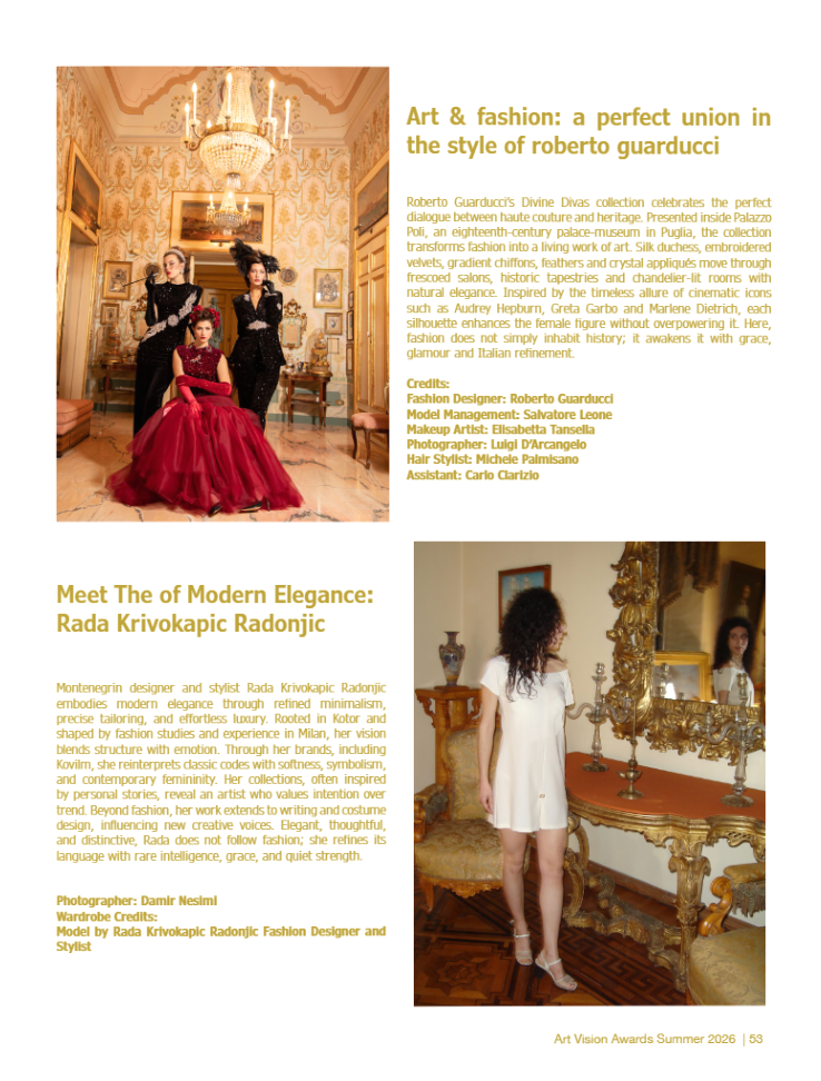 Art Vision Awards Rada Krivokapic Radonjic